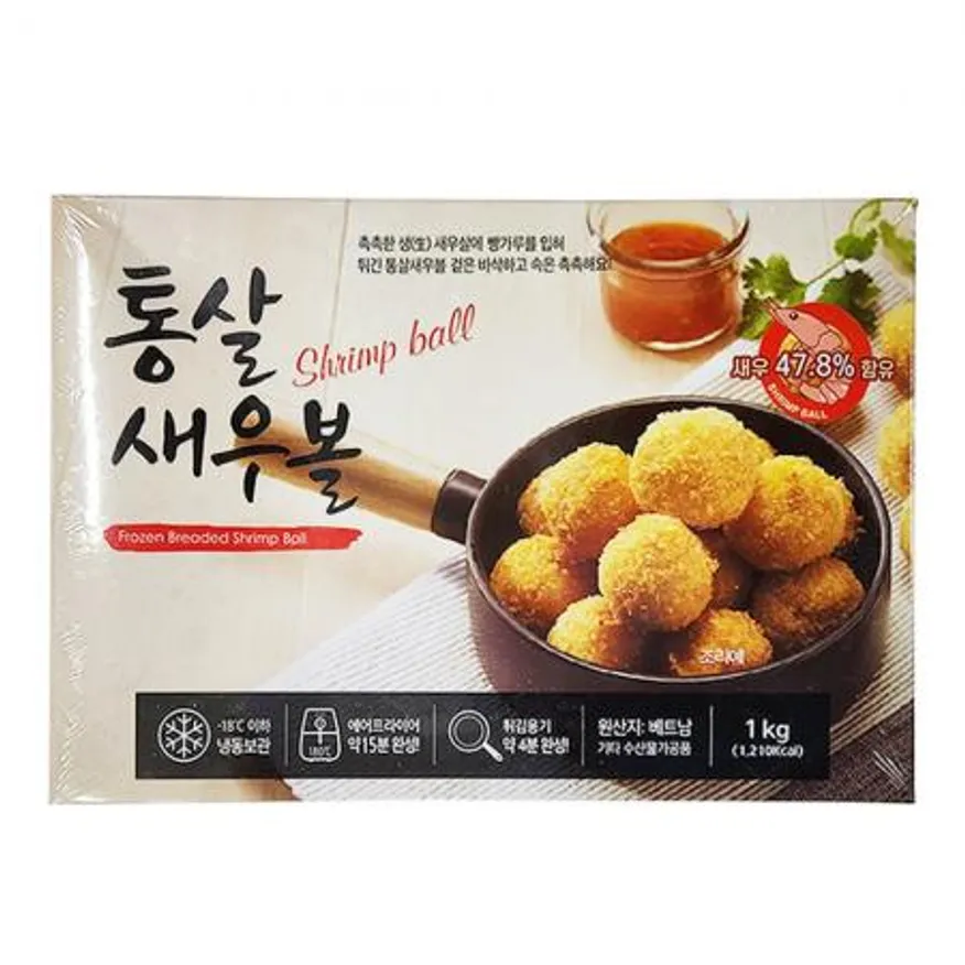 골든피트 통살새우볼 1kg (냉동) 이미지