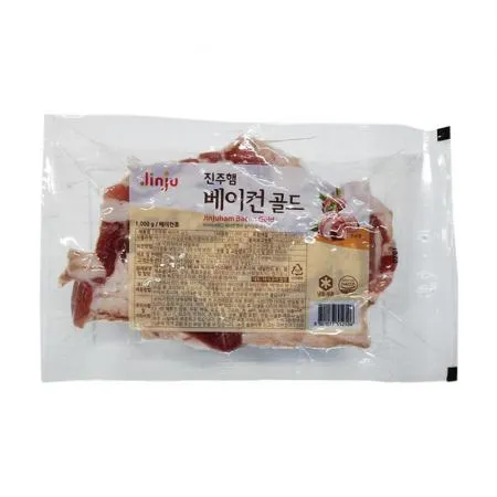 진주햄 베이컨 골드 파지 1kg 냉동포장 이미지