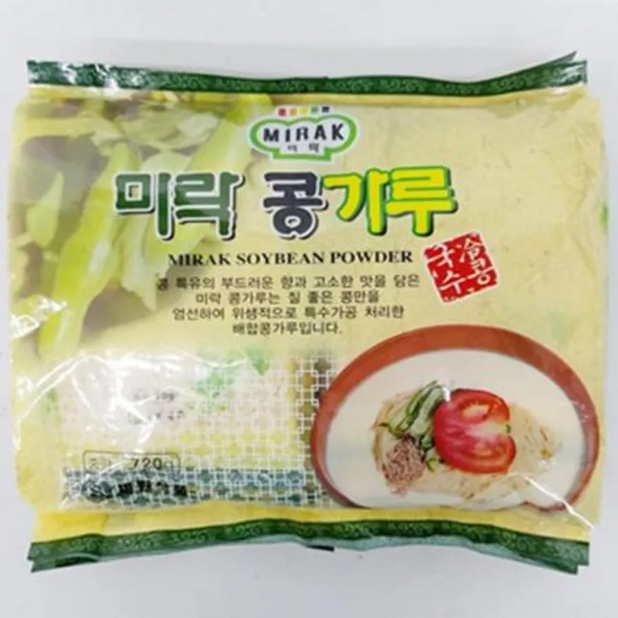 미락 콩가루 720g (60GX12EA) 일회용 콩국수 콩물용 이미지