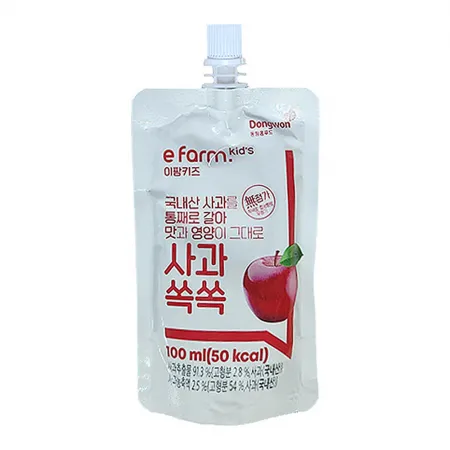동원 비셰프 사과 쏙쏙주스 100ml 사과주스 이미지
