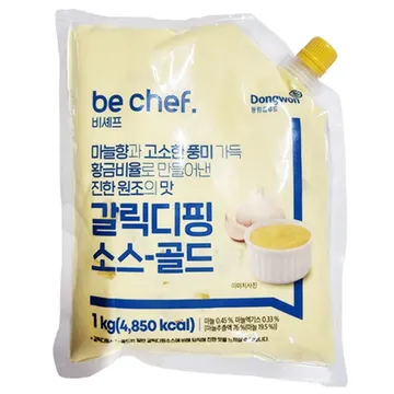 동원홈푸드 비셰프 갈릭디핑소스 골드 1kg