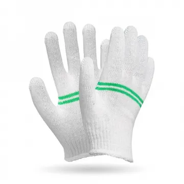 면줄장갑/표백칼라/퍼스트(수입/B/클로버)1봉(10개입)