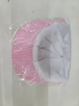 서광여자TC모자 /반망사/분홍체크