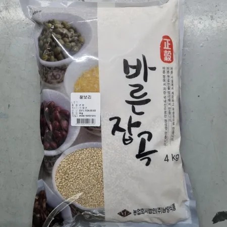 찰보리(국내산)4kg