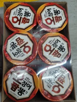 라면(오징어짬뽕/미니컵)67g*6ea(box)