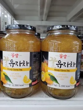 유자차(꿀유자차/꽃샘/병/다녹)1kg