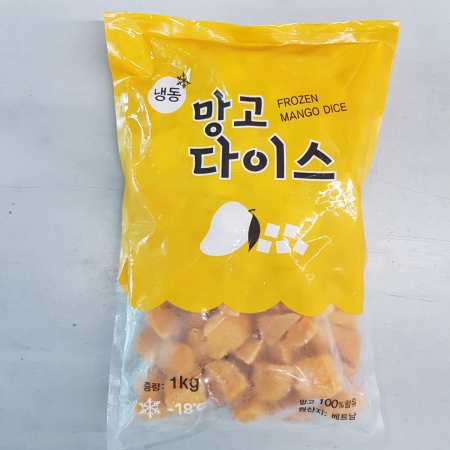 냉동과일(망고미트/깍뚝/다이스)1kg