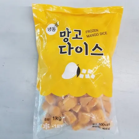 냉동과일(망고미트/깍뚝/다이스)1kg