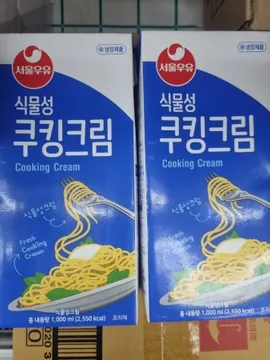 쿠킹크림/서울우유.식물성/1L