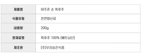 상품정보제공고시