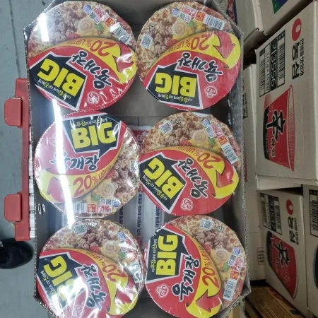 컵라면(오뚜기/빅/육개장/104g*6개입)624g 이미지