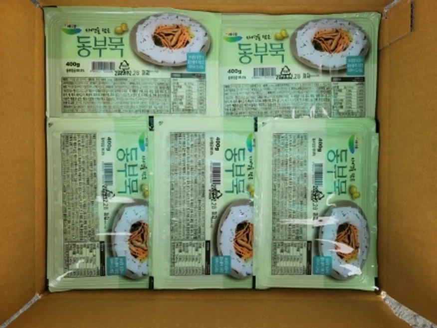 청포묵(파랑/해다뜰/동부/400g*10ea*박스/참실) 이미지