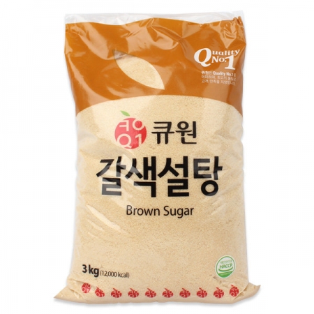 설탕(갈색/큐원/중백)3kg