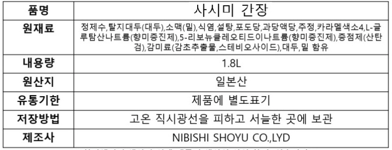상품정보제공고시