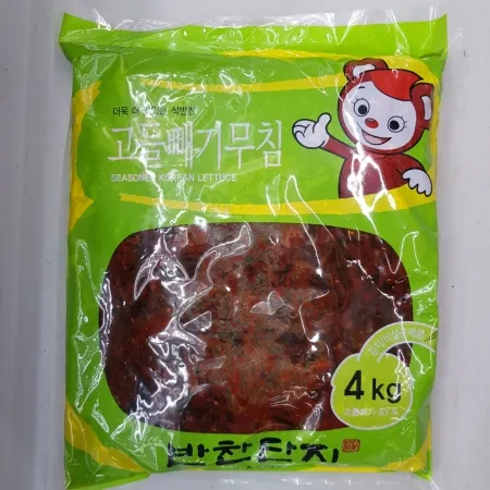 반찬(양념고들빼기/무침/반찬단지/중국산)4kg
