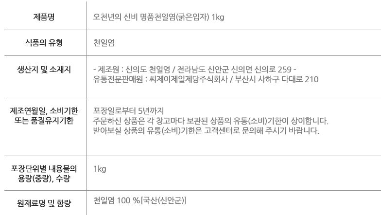 상품정보제공고시