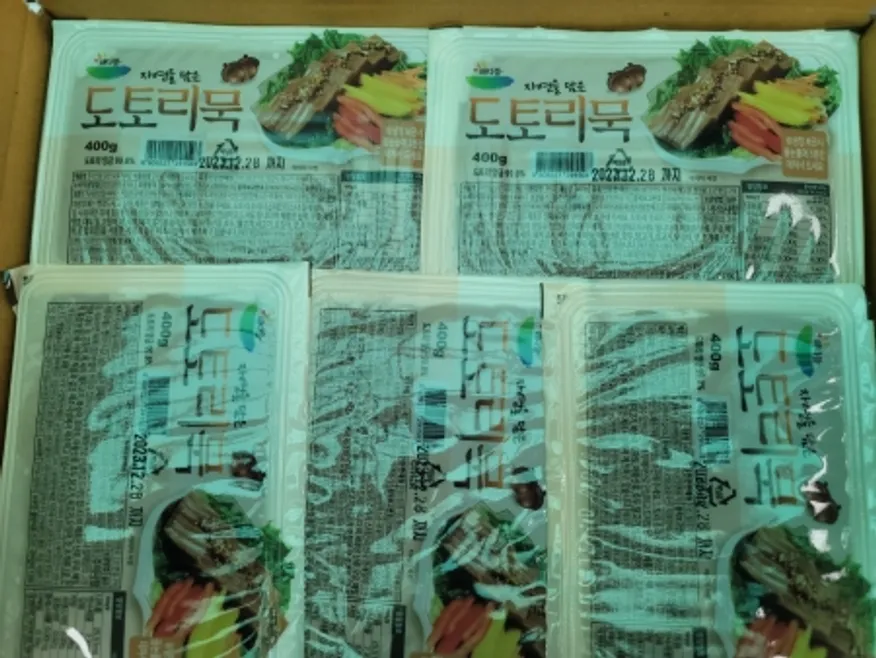 도토리묵(빨강/해다뜰/참실)400g*10ea(box) 이미지