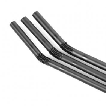 빨대/자바라(검정/7mm*21cm)