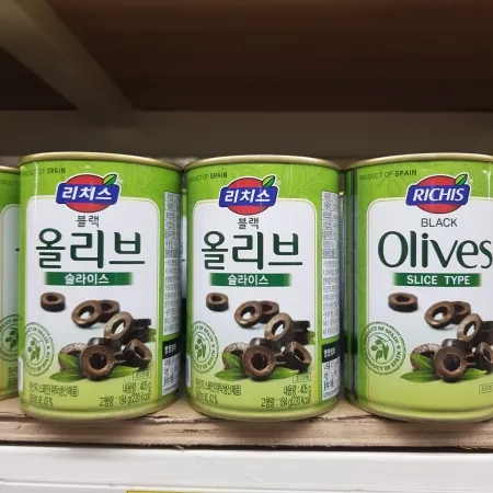 블랙올리브(슬라이스/리치스/동서)405g 이미지