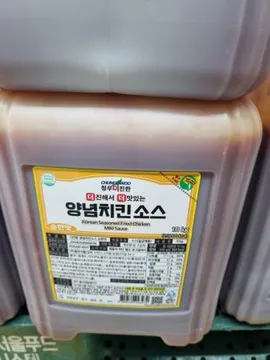 양념치킨소스(더진한/순한맛/청우)10kg