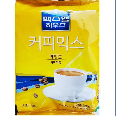 커피믹스(맥스웰마일드/노랑색/자판기용)900g