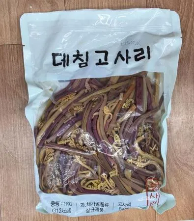 나물(데침고사리/중국)1kg
