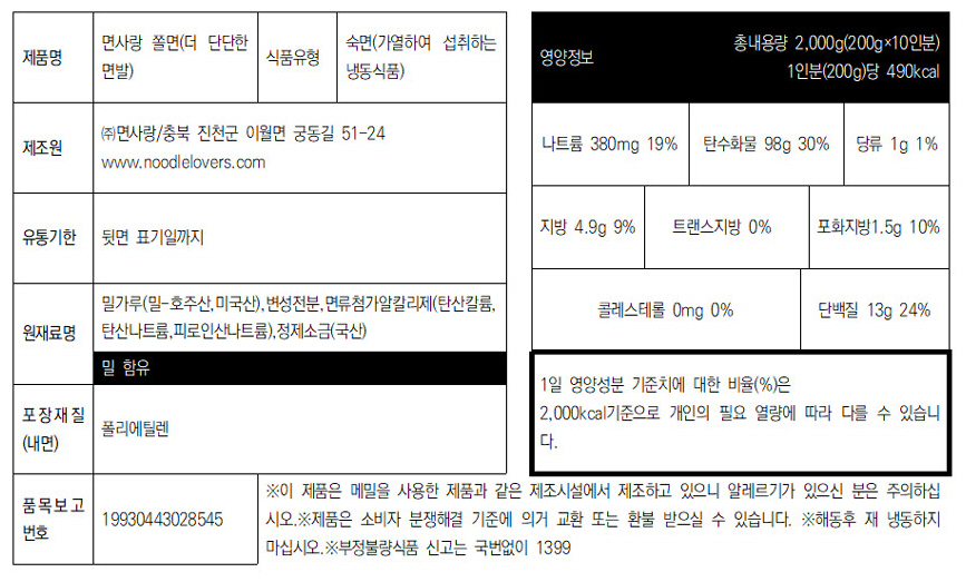 상품정보제공고시