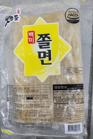 쫄면사리(판쫄면/냉동/백미)2kg