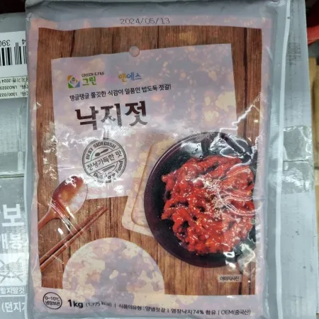 낙지젓(맛두레/봉지/수입)1kg