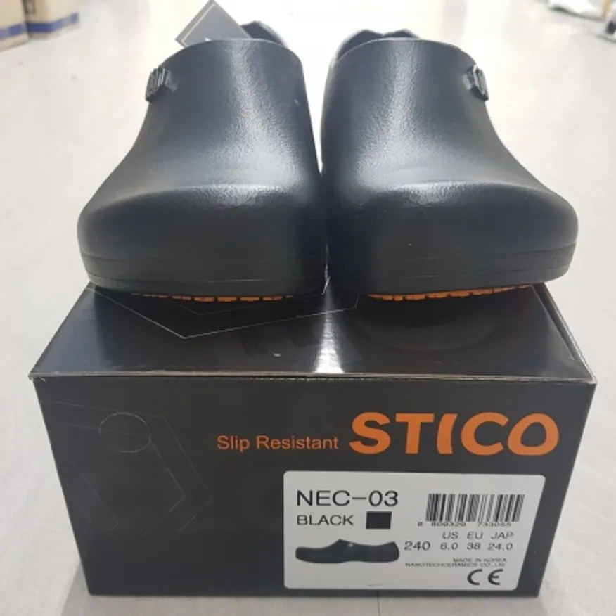스티코신발(검은색/조리용/NEC-03)240mm 이미지