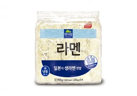 냉동라멘(면사랑)1.2kg(220g*5개입)*8ea(box) 이미지