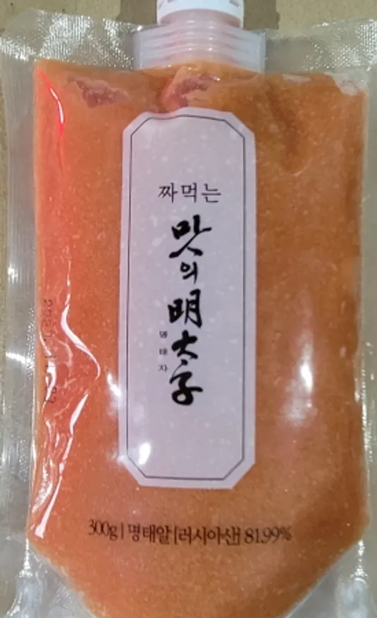 명란(짜먹는명태알/튜브/러시아산)300g 이미지