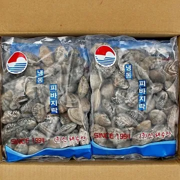 냉동피바지락(무표/중국/40/60씨알)500g