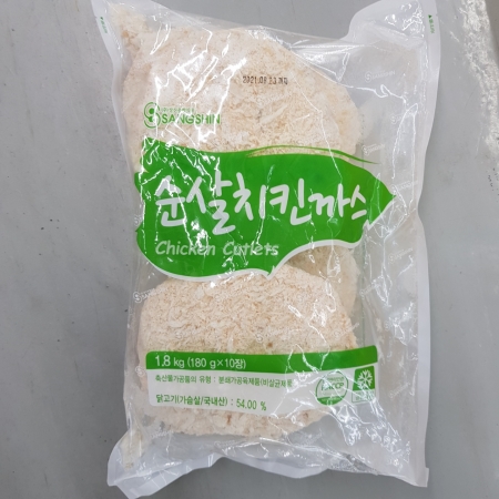 치킨까스(스파이더/순살/상신)1.8kg(180g*10개입)