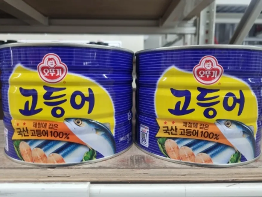 통조림/고등어/오뚜기/1.8kg*통 이미지