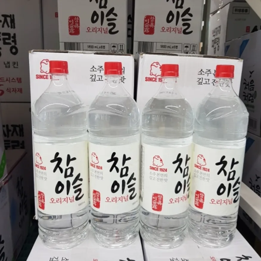 막소주(20.1%/참이슬/빨간라벨)1.8L 이미지