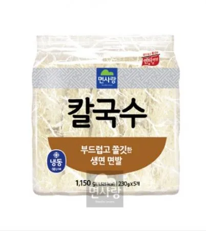 칼국수(냉동/면사랑)1.15kg(230g*5개입)