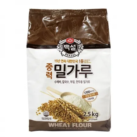 밀가루(백설/중력)2.5kg 이미지