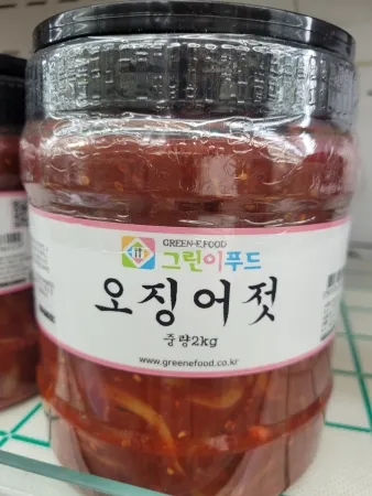 오징어젓(통/그린/올바른/중국산)2kg 이미지