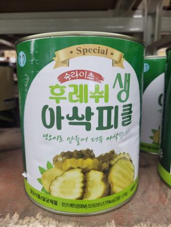 오이피클(후레쉬 생아삭피클/슬라이스)3kg