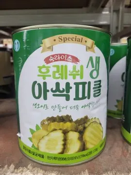 오이피클(후레쉬 생아삭피클/슬라이스)3kg