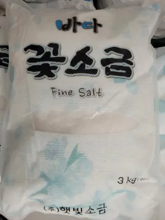 소금(꽃소금/국산/국내가공)3kg