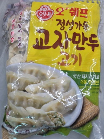 교자만두(오뚜기/정성가득/오쉐프)1.3kg 이미지
