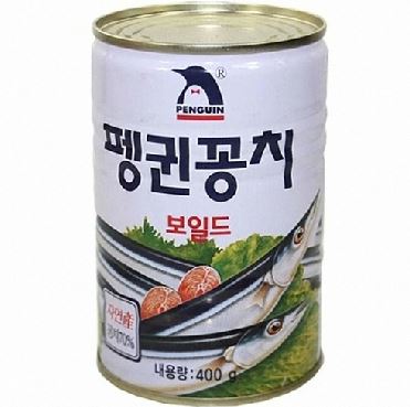 꽁치캔(펭귄)400G