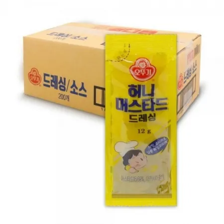 허니머스타드(오뚜기/1회용)12g*200개입(box)