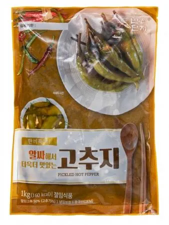 고추지(소금/식초절임/반찬단지)1kg