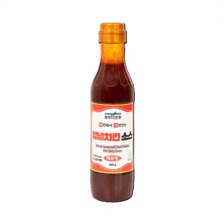 청우 더진한 양념치킨소스 매운맛 440g