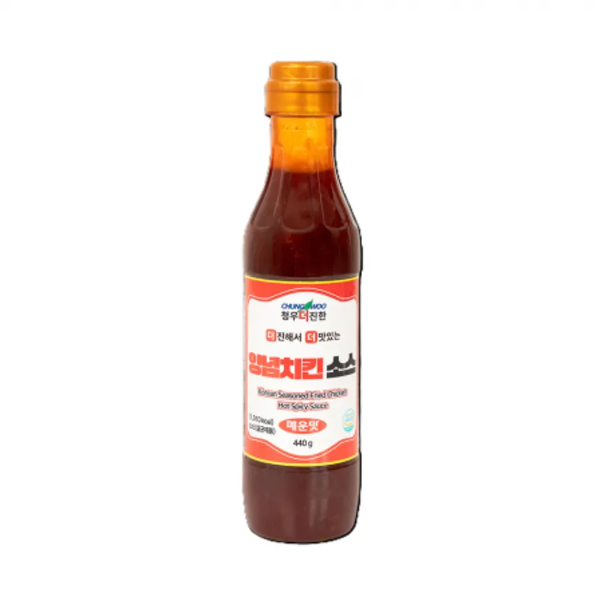 청우 더진한 양념치킨소스 매운맛 440g 이미지