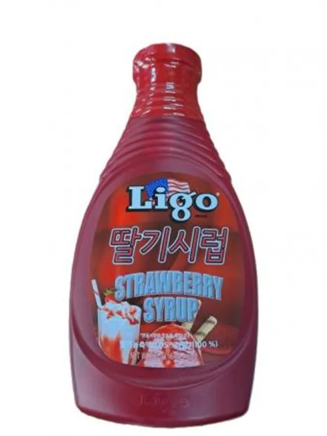 리고 딸기시럽 585g 이미지