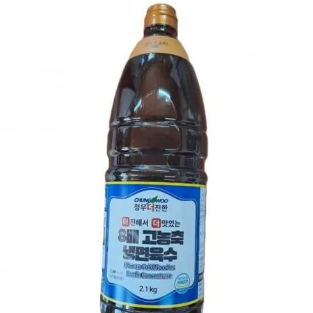 청우 더진한 8배고농축 냉면육수 2.1kg
